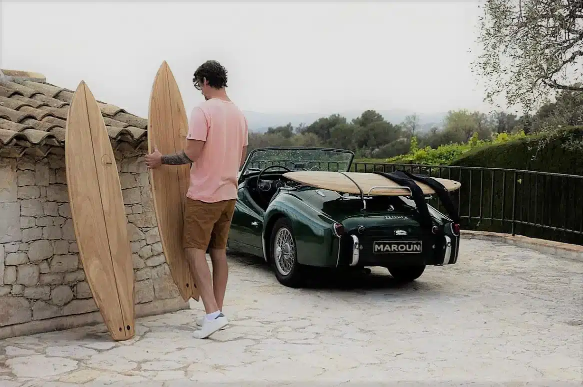 Maroun Surf sufboard hollow bois fabriqué en France 2