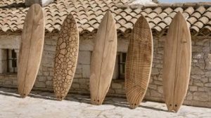 Différents Types De Planches De Surf En Bois Plat Sports Nautiques été
